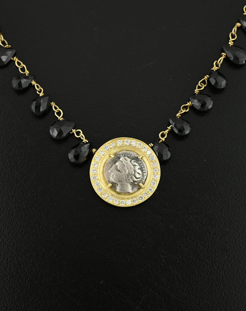 Ancient Greek Coin Necklace